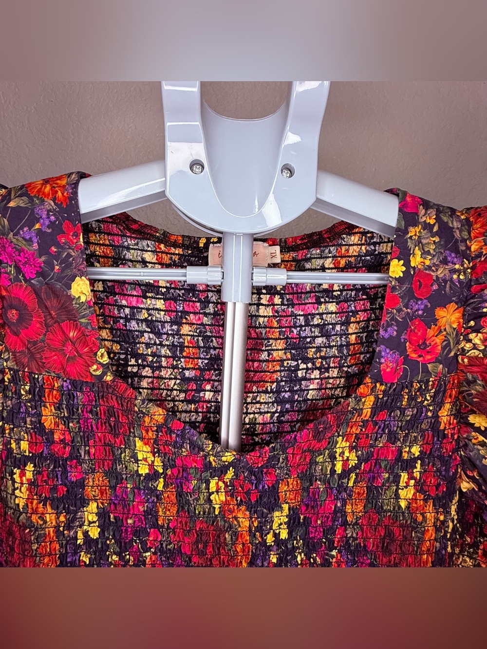 Ivy City Co Hattie Dress in “Night Garden” Floral Smocked Midi Sz-XL - Picture 8 of 9